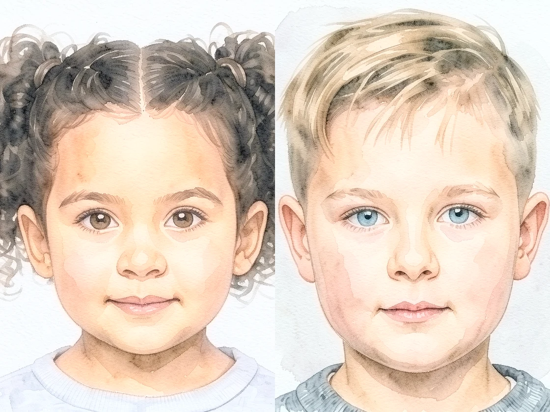 Beispiel im Stil Aquarell